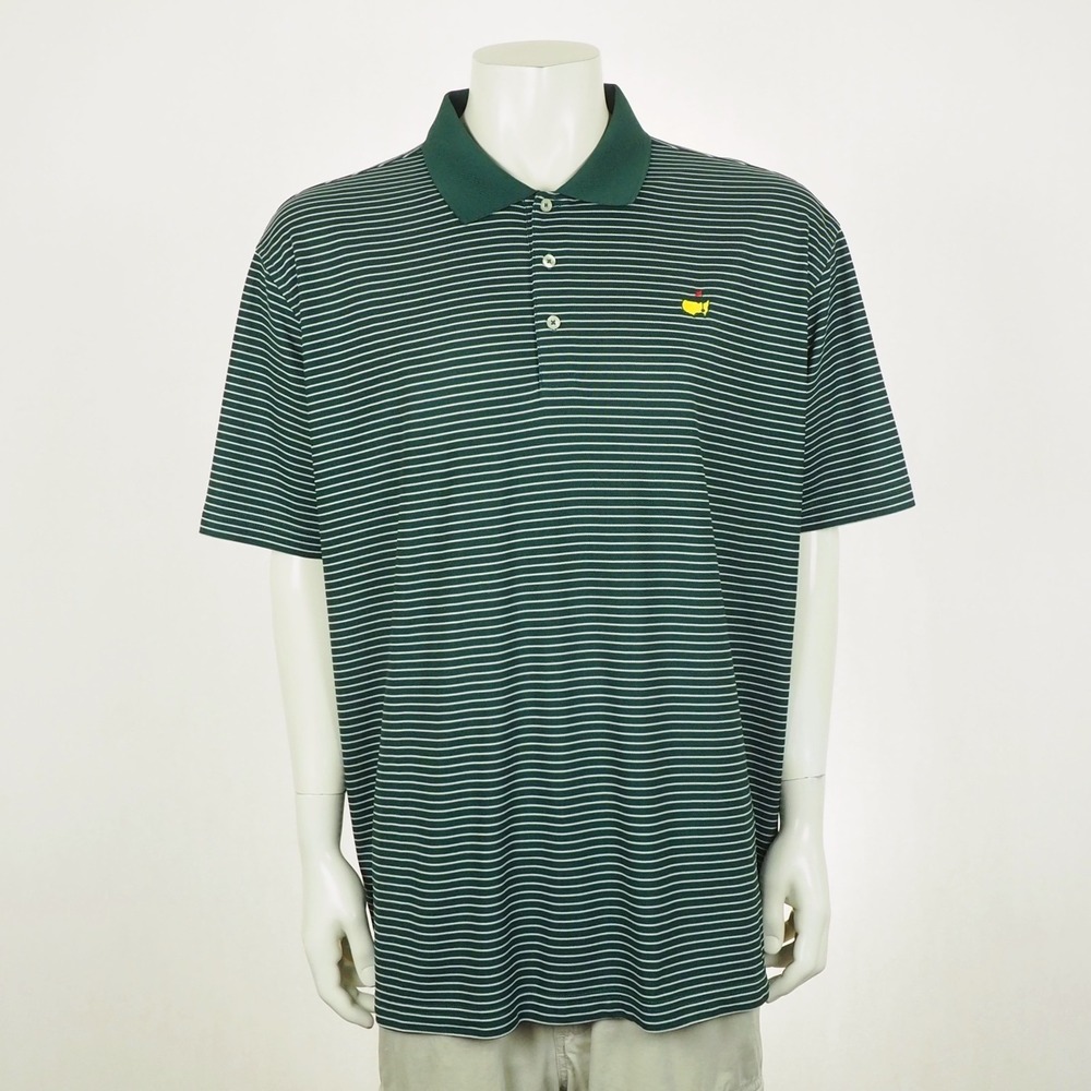 Masters Tech Performance Golf Polo Shirt Mens 2XL XXL Green Augusta National